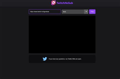 extension twitch no sub|An extension to watch sub only VOD on Twitch